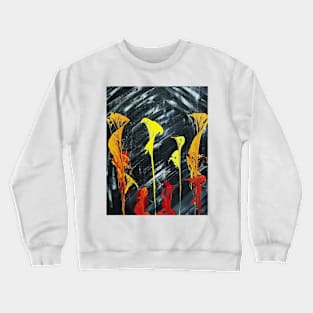 Flowers in Garden Crewneck Sweatshirt